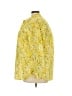 Talbots 100% Cotton Floral Yellow 3/4 Sleeve Button-Down Shirt Size 3X - photo 5