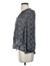 Calypso St. Barth Gray 3/4 Sleeve Blouse Size XS - photo 5