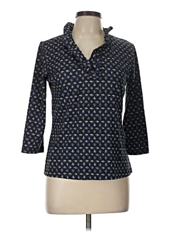 J. McLaughlin 3/4 Sleeve Button-Down Shirt (view 1)