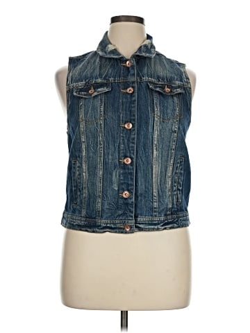 Dollhouse Denim Vest (view 1)
