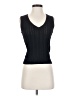 St. John Solid Black Sleeveless Top Size S (estimated) - photo 1