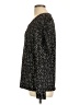 Ann Taylor LOFT Tweed Black Long Sleeve T-Shirt Size L - photo 5