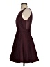 BCBGeneration 100% Polyester Hearts Burgundy Cocktail Dress Size 4 - photo 5