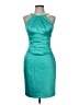 Eliza J Solid Teal Cocktail Dress Size 6 - photo 1