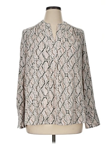 Calvin Klein Long Sleeve Blouse (view 1)