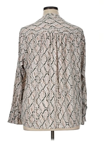 Calvin Klein Long Sleeve Blouse (view 2)