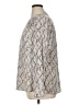 Calvin Klein Animal Print Silver Long Sleeve Blouse Size 1X - photo 5