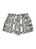 Express Outlet 100% Rayon Paisley Silver Shorts Size S - photo 1