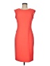 Glamour Solid Orange Cocktail Dress Size 8 - photo 1