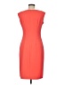 Glamour Solid Orange Cocktail Dress Size 8 - photo 2