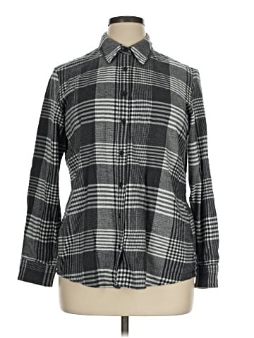 Lands' End Long Sleeve Button-Down Shirt (view 1)