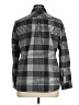 Lands' End 100% Cotton Plaid Gray Long Sleeve Button-Down Shirt Size XL - photo 2