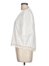 ABound 100% Polyester Ivory Short Sleeve Top Size L - photo 5