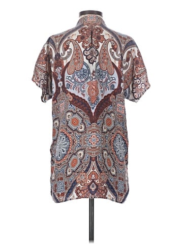 Brooks Brothers Short Sleeve Silk Top (view 2)