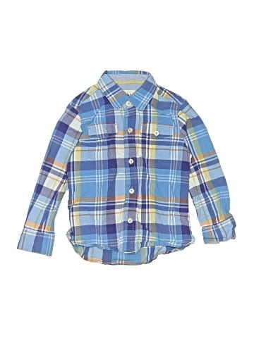 Mini Boden Long Sleeve Button-Down Shirt (view 1)