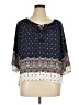 Rewind 100% Polyester Blue 3/4 Sleeve Blouse Size XL - photo 1
