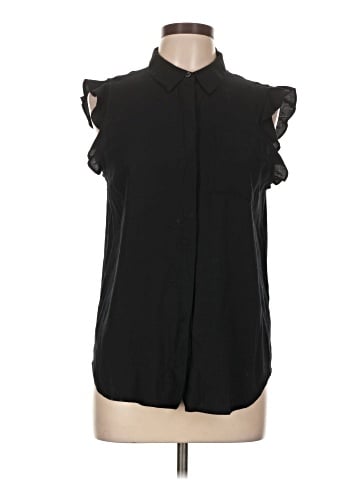 Who What Wear Sleeveless Button-Down Shirt (view 1)