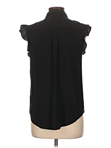 Who What Wear Sleeveless Button-Down Shirt (view 2)