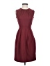 J.Crew 100% Polyester Solid Burgundy Cocktail Dress Size 0 - photo 1