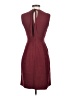 J.Crew 100% Polyester Solid Burgundy Cocktail Dress Size 0 - photo 2