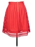 J.Crew 100% Polyester Red Casual Skirt Size 4 - photo 2
