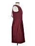 J.Crew 100% Polyester Solid Burgundy Cocktail Dress Size 0 - photo 4