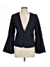 Cartonnier Chevron-herringbone Gray Wool Blazer Size 10 - photo 1