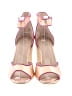 Liendo 100% Leather Metallic Pink Wedges Size 8 - photo 2