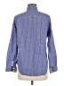 Club Monaco Stripes Blue Long Sleeve Button-Down Shirt Size M - photo 2