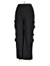 Unbranded 100% Polyester Black Cargo Pants Size L - photo 1