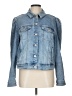 Boston Proper Blue Denim Jacket Size L - photo 1
