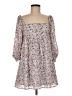 Blue Rain 100% Polyester Floral Gray Casual Dress Size M - photo 1