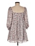 Blue Rain 100% Polyester Floral Gray Casual Dress Size M - photo 2