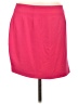 Hanifa Solid Pink Casual Skirt Size L - photo 1