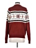 MG 100% Acrylic Argyle Burgundy Pullover Sweater Size S - photo 2