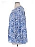 T Tahari 100% Polyester Blue 3/4 Sleeve Blouse Size 1X - photo 5