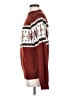 MG 100% Acrylic Argyle Burgundy Pullover Sweater Size S - photo 5