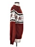 MG 100% Acrylic Argyle Burgundy Pullover Sweater Size S - photo 4