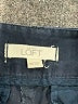 Ann Taylor LOFT 100% Cotton Solid Blue Shorts Size 00 - photo 3