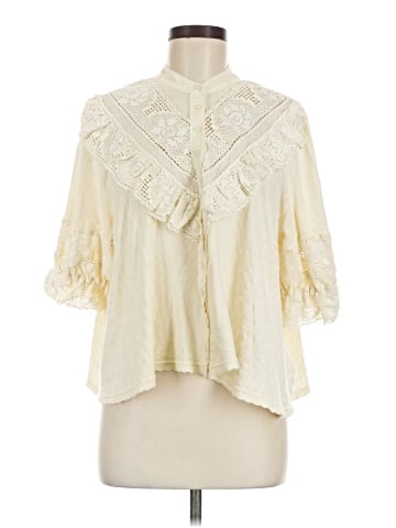 Free People 3/4 Sleeve Blouse (view 1)