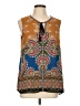 Daniel Rainn 100% Polyester Orange Sleeveless Blouse Size L - photo 1