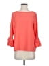 Olivia Moon Orange 3/4 Sleeve Blouse Size S - photo 1