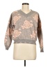 Shein Floral Gray Pullover Sweater Size 6 - photo 1