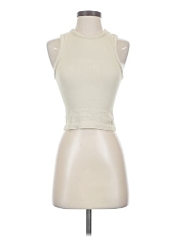 Happily Grey Sleeveless T-Shirt (view 1)