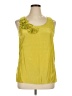Anne Klein Yellow Sleeveless Blouse Size XL - photo 1