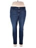 Ann Taylor LOFT Solid Blue Jeans Size 18 - photo 1