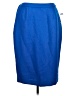 Le Suit 100% Polyester Blue Casual Skirt Size 14W - photo 1