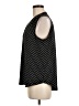 Vince Camuto 100% Polyester Polka Dots Black Sleeveless Blouse Size M - photo 5