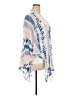 Lane Bryant 100% Acrylic Graphic Blue Cardigan Size 22 (5) - photo 4