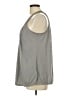 Jennifer Lopez Gray Sleeveless Blouse Size L - photo 5